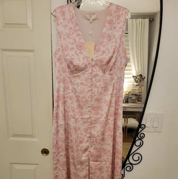 WAYF The Francis Satin Dress - Picture 5 of 12